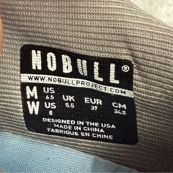 Nobull Shoes Womens Size 8 Denim Blue Low Top Crossfit Workout Running Sneakers - Picture 9 of 10